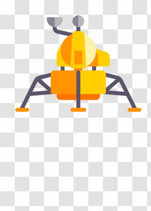 Icon - Lunar Rover - Cartoon Spaceship Transparent PNG