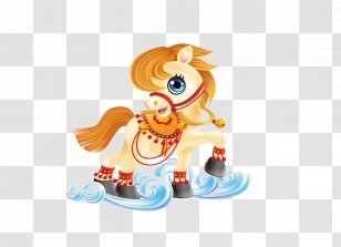Cartoon Illustration - Photography - Horse Transparent PNG