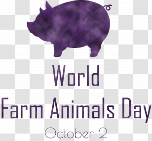 World Farm Animals Day Transparent PNG