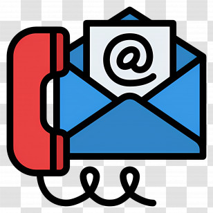 Contact Us - Envelope And Phone For Communication Transparent PNG