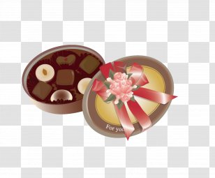 Chocolate Cake Dulce De Leche Dim Sum Dessert - A Box Of Fine Chocolates Transparent PNG