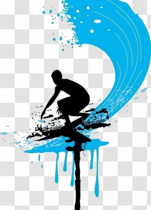 Surfing Surfboard Hang Ten Clip Art - Standup Paddleboarding - Surf Transparent PNG