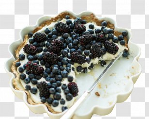 Berry Dessert Pie Recipe Fruit - Blueberry - Yogurt Cake Transparent PNG