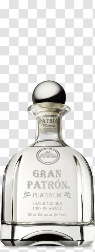 Gran Patron Platinum Silver Tequila Liquor Wine Patrn - Liqueur - Vanilla Almond Transparent PNG