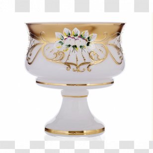 Vase Bohemia Porcelain Tableware Cobalt Glass Transparent PNG