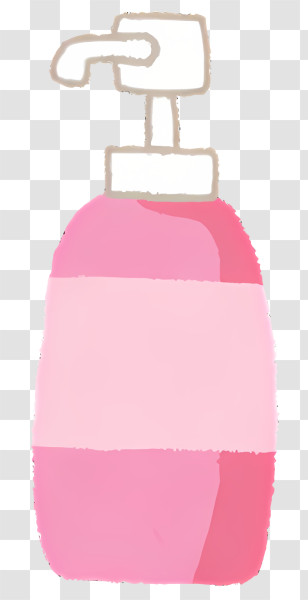 Icon - Pink Soap Dispenser For Bathroom Hygiene Transparent PNG