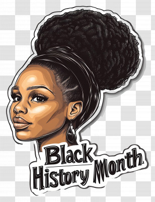 Black History Month - Black History Month Illustration Transparent PNG