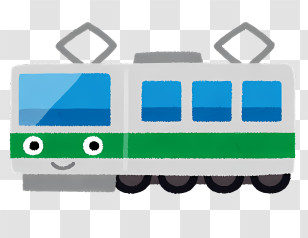 Icon - Cartoon Train Transparent PNG