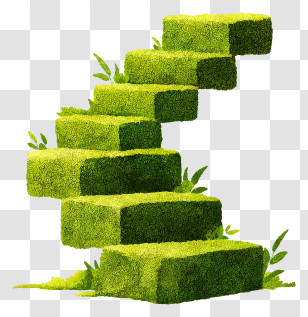 Mossy Stairs - Mossy Stairs In Nature Transparent PNG
