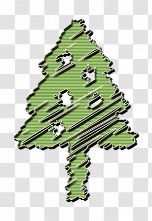 Christmas Icon Decoration Holiday - Leaf - Pine Family Fir Transparent PNG
