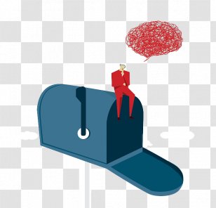 Social Media Clip Art - Email - Mail Box, Thinking Of Waiting For People Transparent PNG