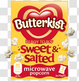 Popcorn Fizzy Drinks Butterkist Salt Food Transparent PNG