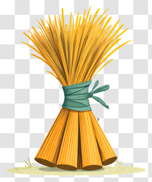 Straw Bundle - Wheat Bundle For Harvest Season Transparent PNG