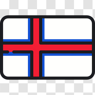 Faroe Islands Flag - Faroe Islands Flag Illustration Transparent PNG