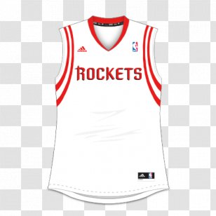 Houston Rockets NBA Sports Fan Jersey Basketball - Outerwear - Nba Transparent PNG
