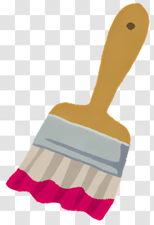 Icon - Paintbrush With Pink Paint Transparent PNG