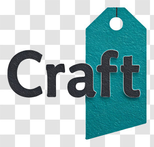 Craft Logo - Craft Tag Logo Transparent PNG