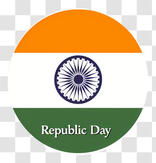 India Republic Day - Republic Day Flag Transparent PNG