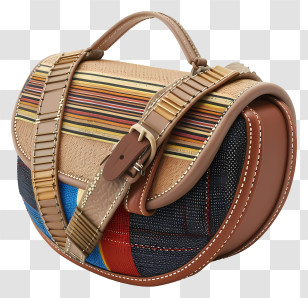 Saddle Bag - Colorful Handbag Design Transparent PNG