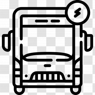 Electrical Bus - Electric Bus For Public Transportation Transparent PNG