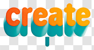 Create Logo - Create 3D Drip Logo Transparent PNG