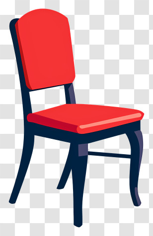 Red Chair - Red Chair Illustration Transparent PNG