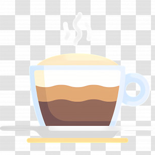 Cappuccino Coffee - Steaming Coffee Cup For Relaxing Times Transparent PNG