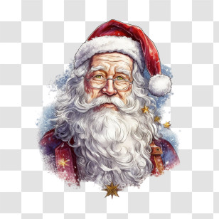 Santa Claus - Santa Claus Portrait For Christmas Transparent PNG