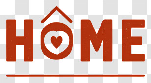 Home Logo - Cozy HOME Text Logo Transparent PNG