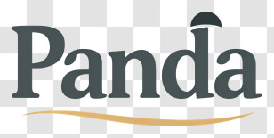 Panda Logo - Panda Clean Wordmark Logo Transparent PNG
