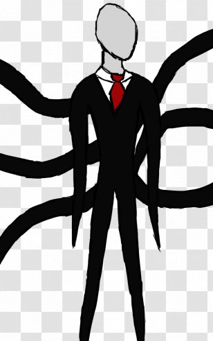 Slender: The Eight Pages Slenderman Male Drawing - Slender Man Transparent PNG