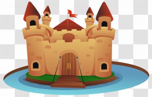 Cartoon Castle Clip Art - Dessert Transparent PNG