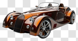 Model Car - Classic Vintage Convertible Car Transparent PNG