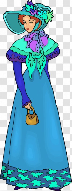 Clip Art - Artwork - Elegant Woman Transparent PNG