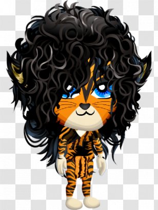 Tiger Lion Cartoon Character - Big Cats Transparent PNG