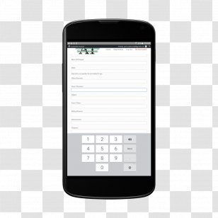 Feature Phone Smartphone Handheld Devices Invoice Android - Electronic Device - Wheelbarrow Transparent PNG