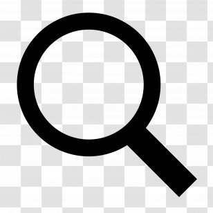 Car Magnifying Glass - Black And White - Good Looking Transparent PNG