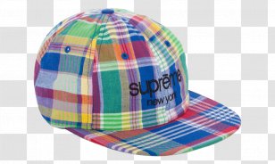 Baseball Cap Tartan Madras Transparent PNG