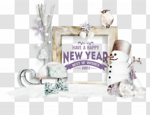 Happy New Year 2022 2022 New Year 2022 Transparent PNG