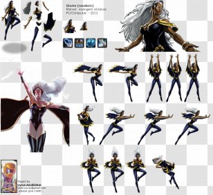 Marvel: Avengers Alliance Storm Iron Man PlayStation Sprite - Invisible Woman Transparent PNG