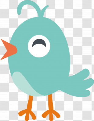 Beak Frogs Birds Cartoon Teal Transparent PNG