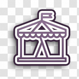 Fun Icon Circus Tent Icon Grand Circus Icon Transparent PNG