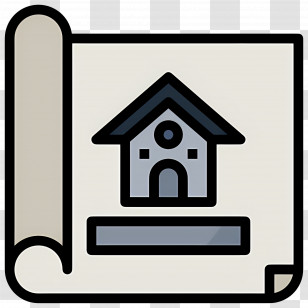 Construction Drawing - House Blueprint Illustration Transparent PNG