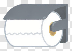 Icon - Toilet Paper Roll On Holder Illustration Transparent PNG