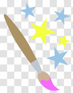 Twilight Sparkle Rarity Pony Paintbrush Cutie Mark Crusaders - Paint - Watercolor Star Transparent PNG