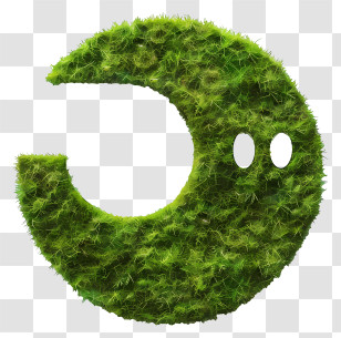 Green Grass - Grass Pac-Man Symbol Transparent PNG