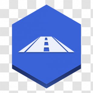 Blue Square Triangle Area - Propellerflygplan - Navigation Transparent PNG