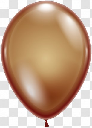 Toy Balloon Blue Metallic Color Brown Transparent PNG
