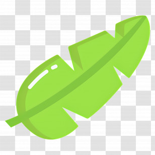 Banana Leaf - Green Leaf Illustration Transparent PNG