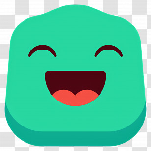 Laugh Emoji - Happy Face Icon Transparent PNG